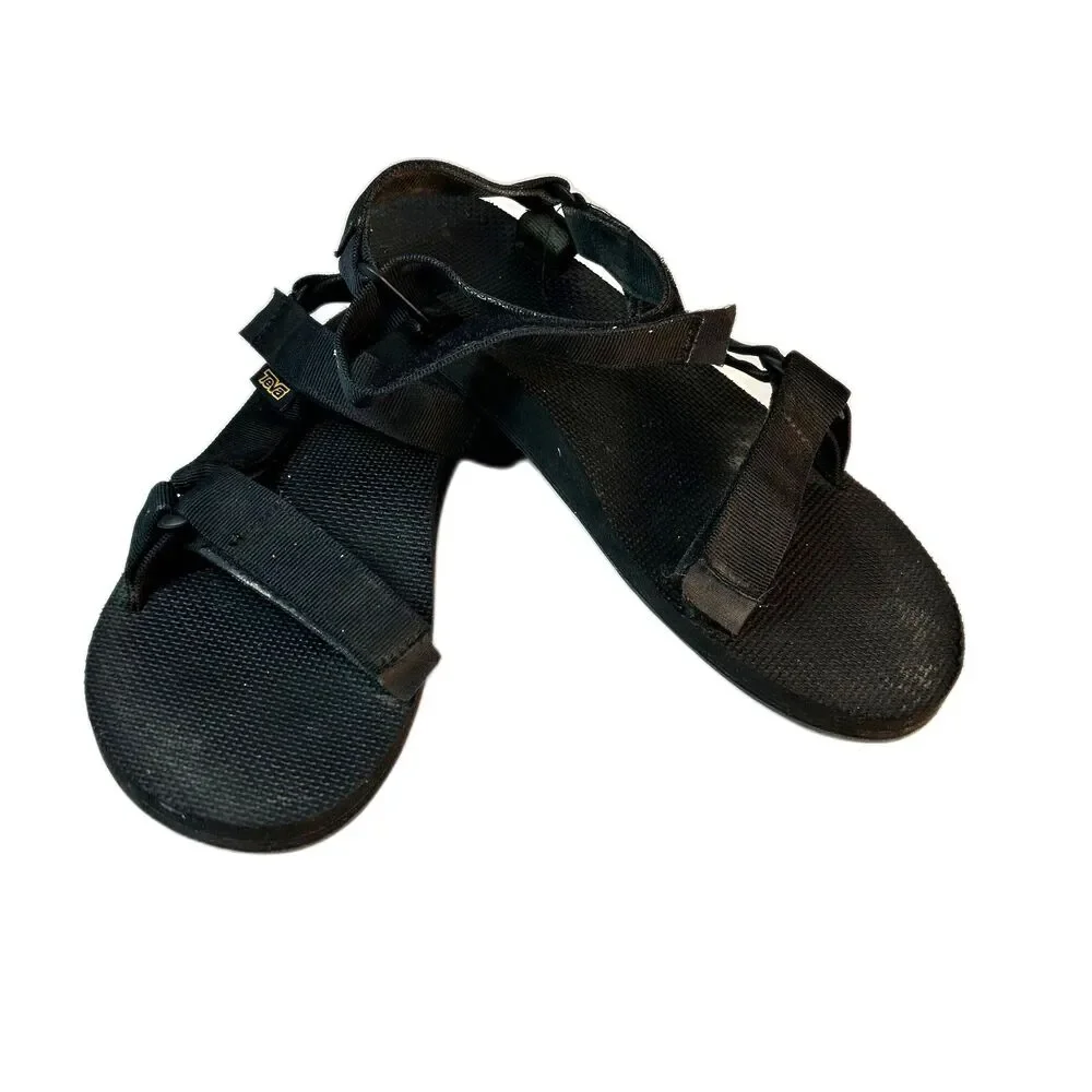 Teva Men's Black Original Universal Outdoor Water Hiking Active Sandal Size 11